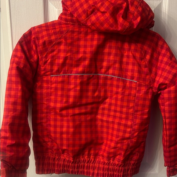 Columbia Vibrant Red Checkered Jacket - Picture 4 of 4